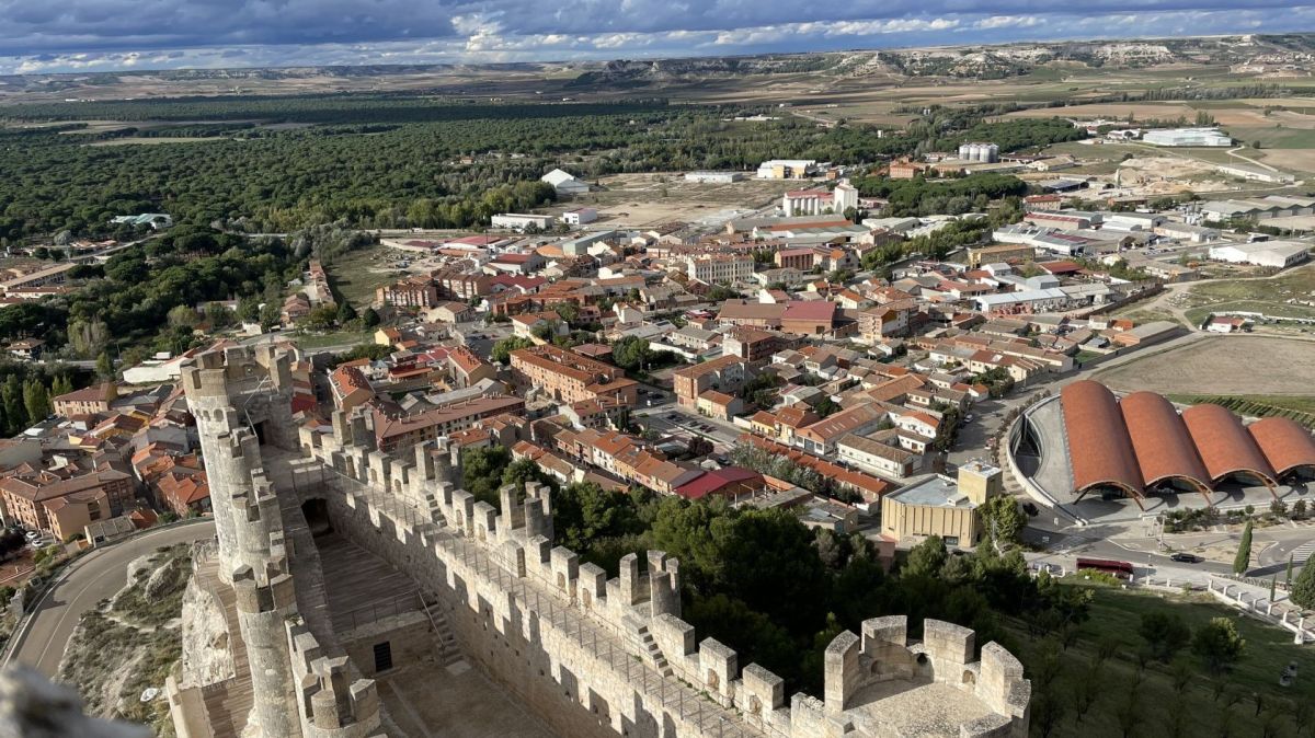 Peñafiel from the ship-castle