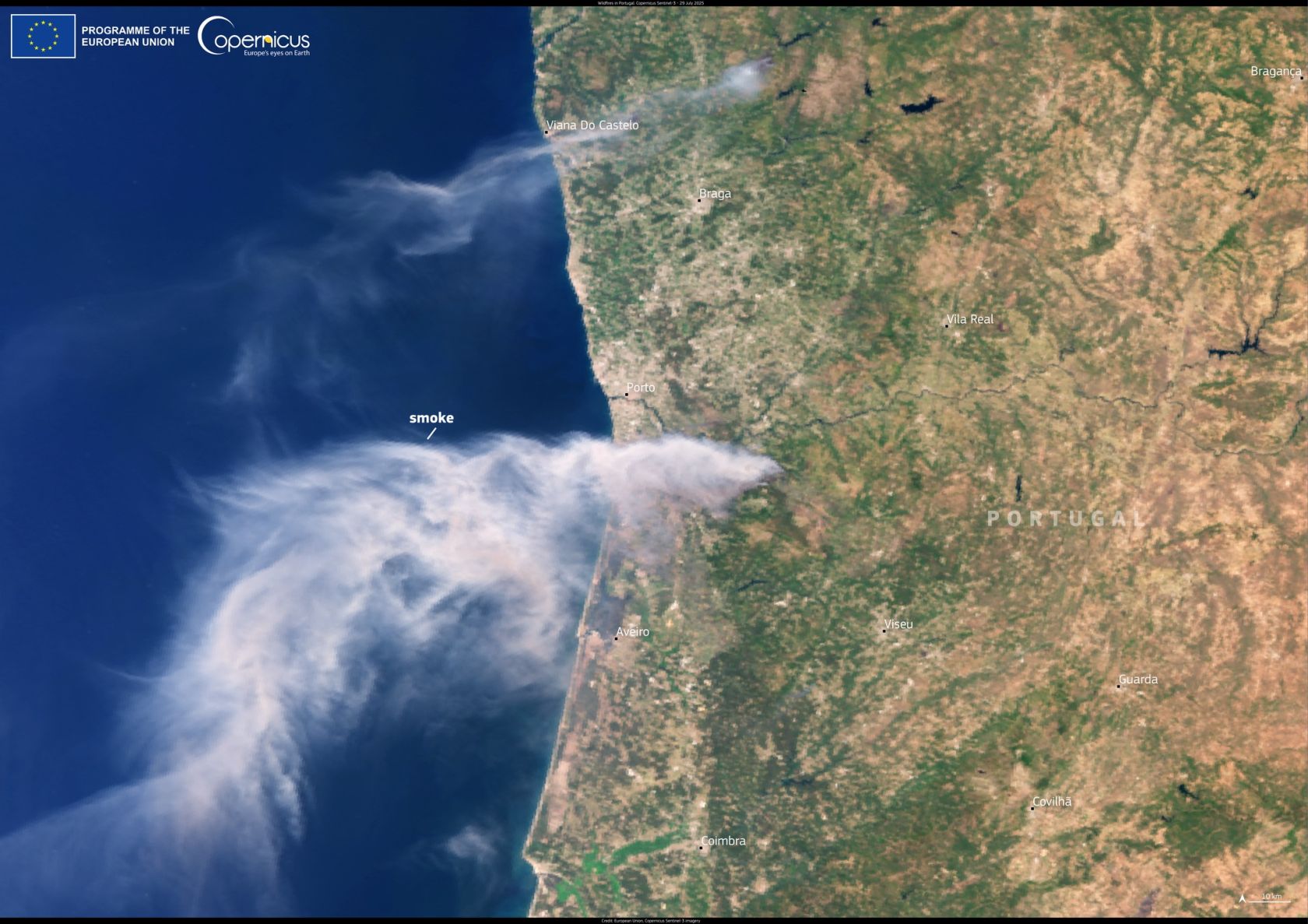 Over 3,000 personnel fighting fires in Portugal
