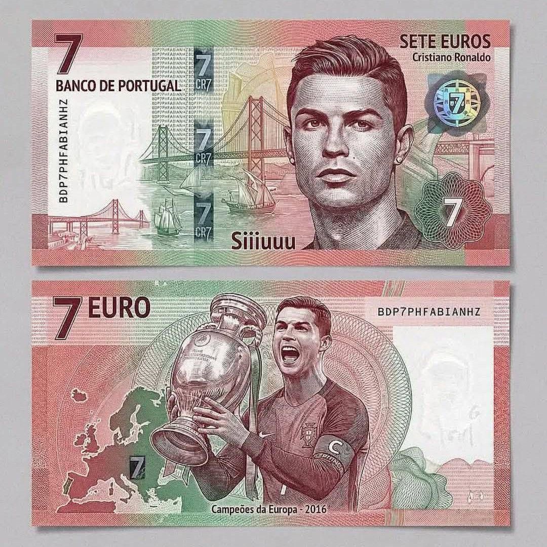 Fake Ronaldo bank note warning - The Portugal News