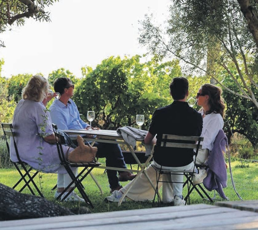 Cinema with a sunset