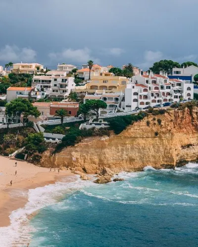 The picturesque Carvoeiro in the Algarve 