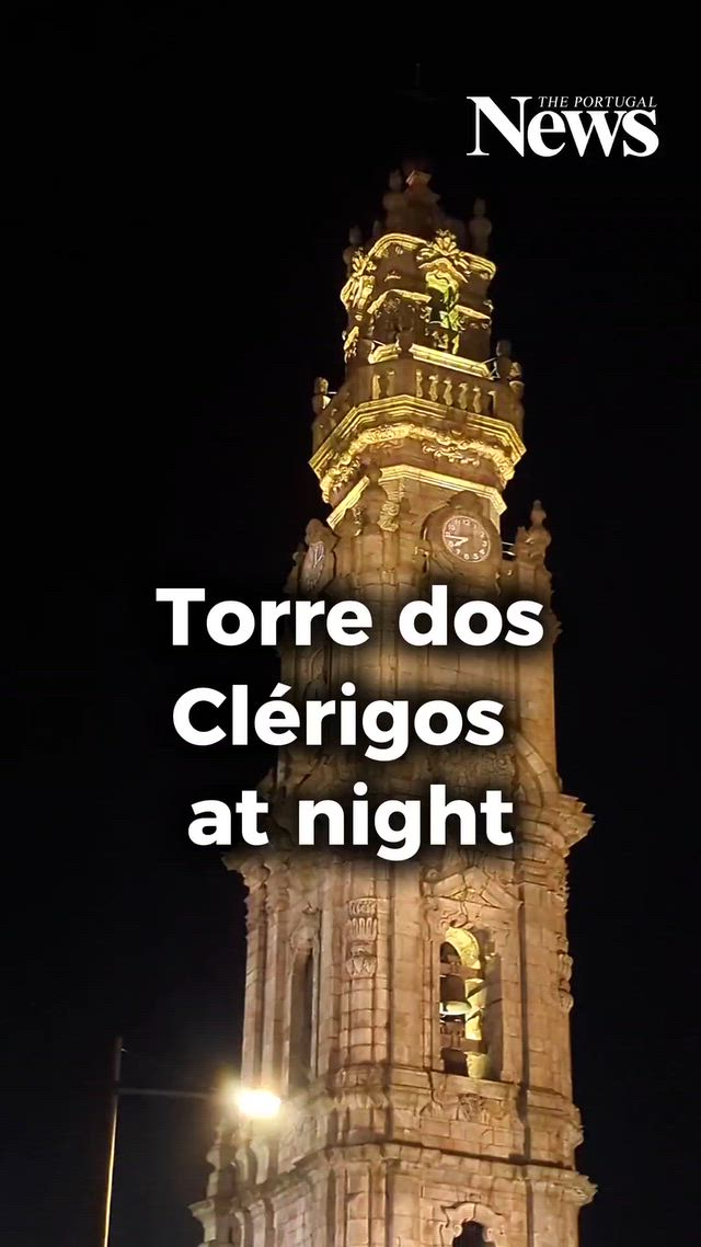 Clérigos Tower at Night: Porto After Dark
