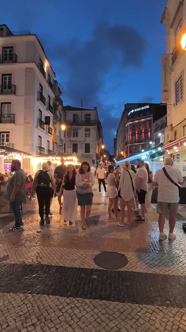 Lisbon after dark