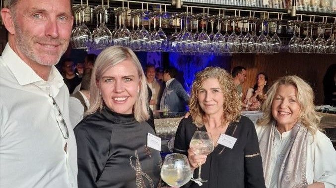 Nick Robinson (Algarve Addicts), Maria Inês Cerqueira (THOP – The House of Portugal), Nanindi Slabbert (THOP – The House of Portugal), Manuela Robinson (CCILSA – President)