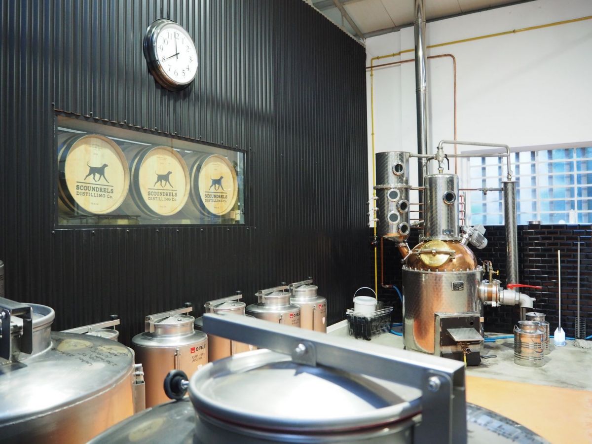 Scoundrels Distilling Production Area