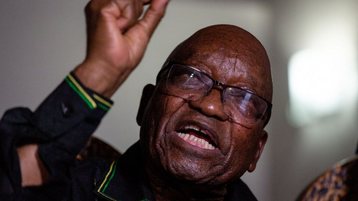Zuma has also faced rape charges, and is currently dealing with sixteen criminal charges of fraud, racketeering and money laundering. (Photo: PA/Yeshiel Panchia)