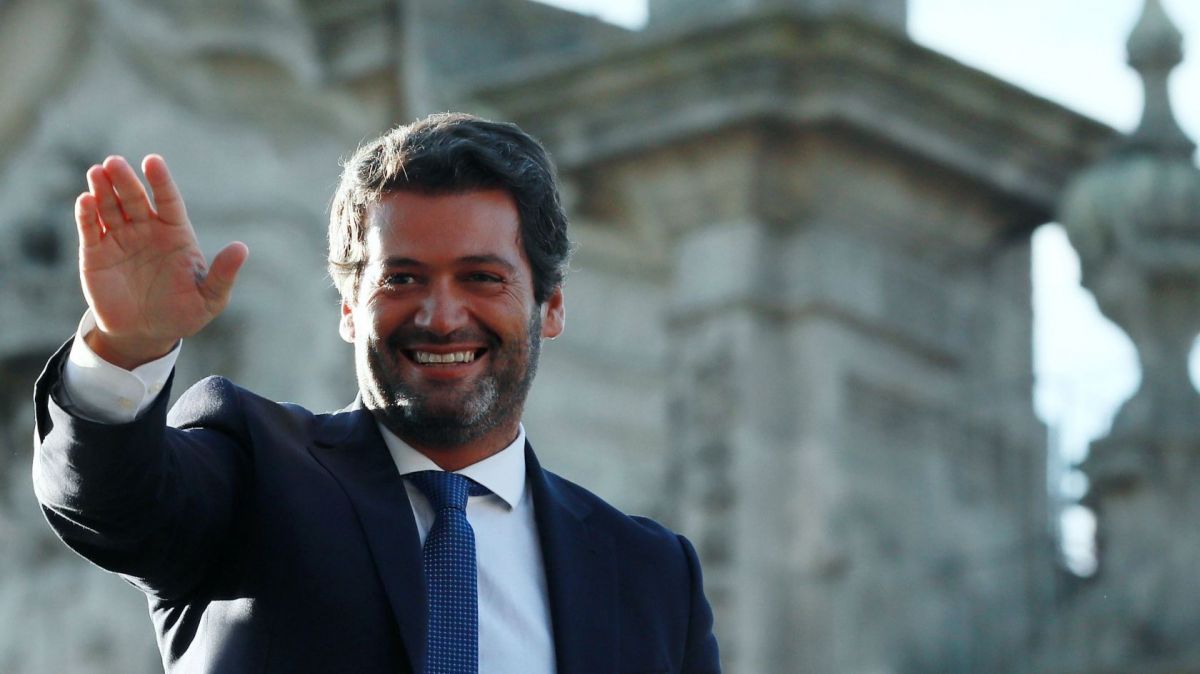 Leader of the Chega party André Ventura (Photo: Estela Silva/Lusa).