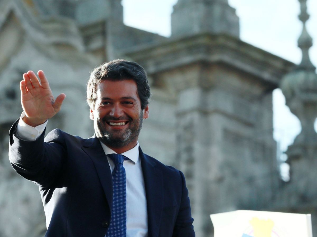 Leader of the Chega party André Ventura (Photo: Estela Silva/Lusa).